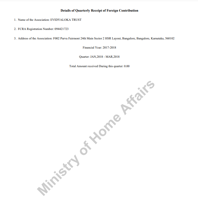FCRA Q4 January - March 2023
